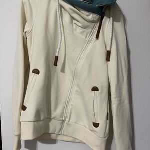 Cream Hoodie Jacket